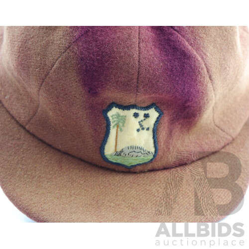 West Indies XI Cricket Cap Worn by JB Stollmeyer