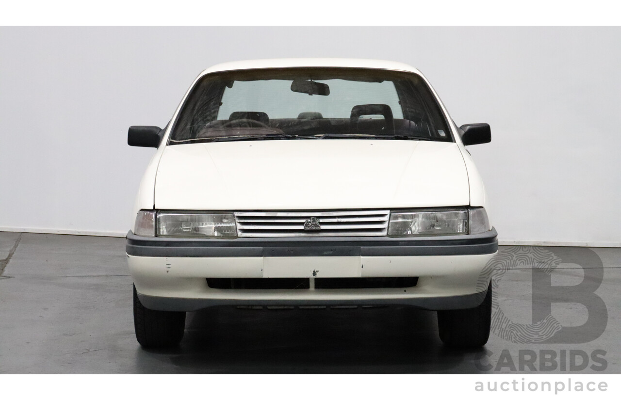 8/1990 Holden Berlina  VN 4d Sedan White 3.8L V6