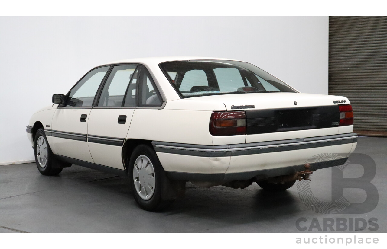8/1990 Holden Berlina  VN 4d Sedan White 3.8L V6
