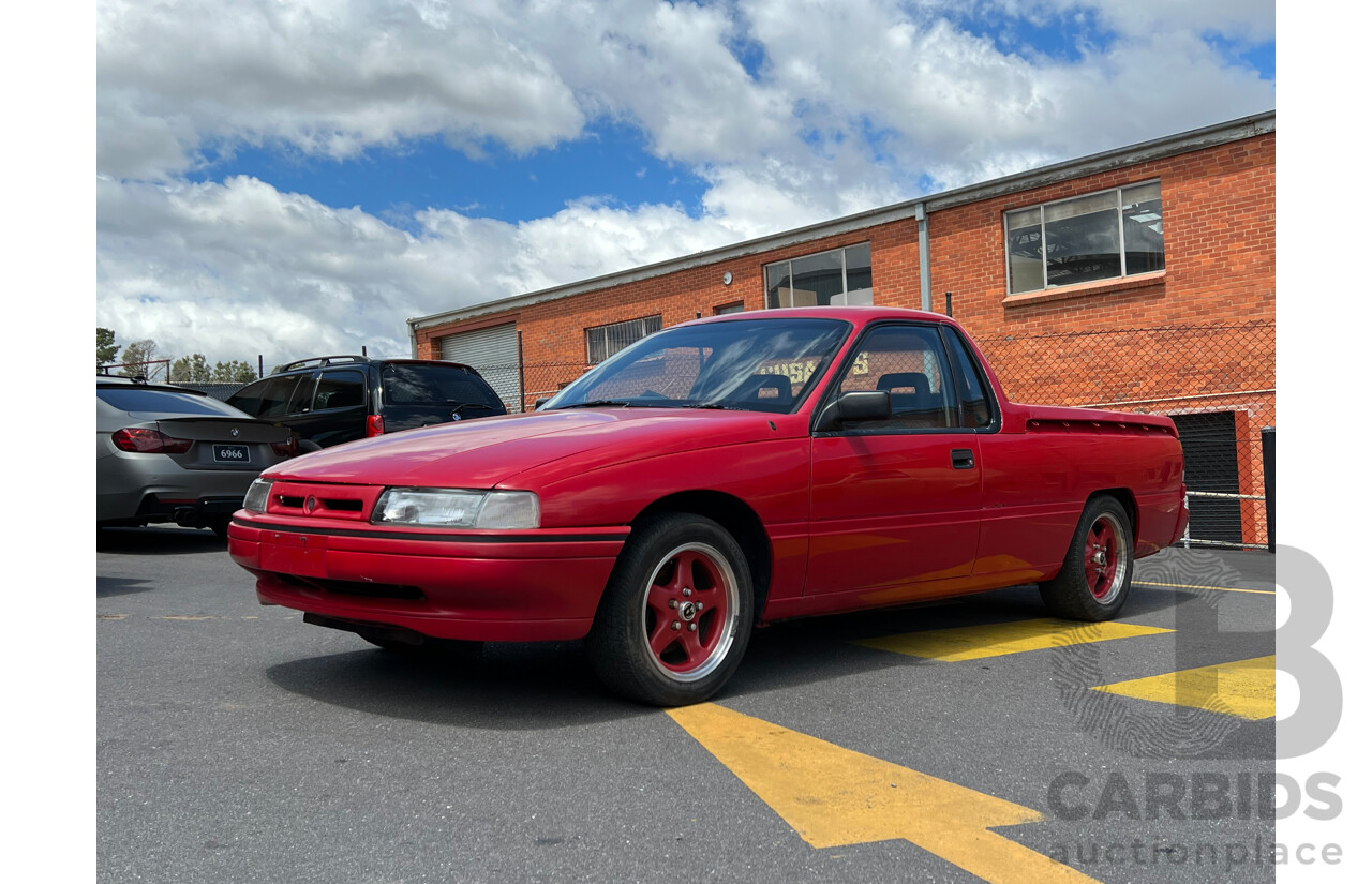 12/1990 Holden Commodore S VG Utility Red 5.0L V8