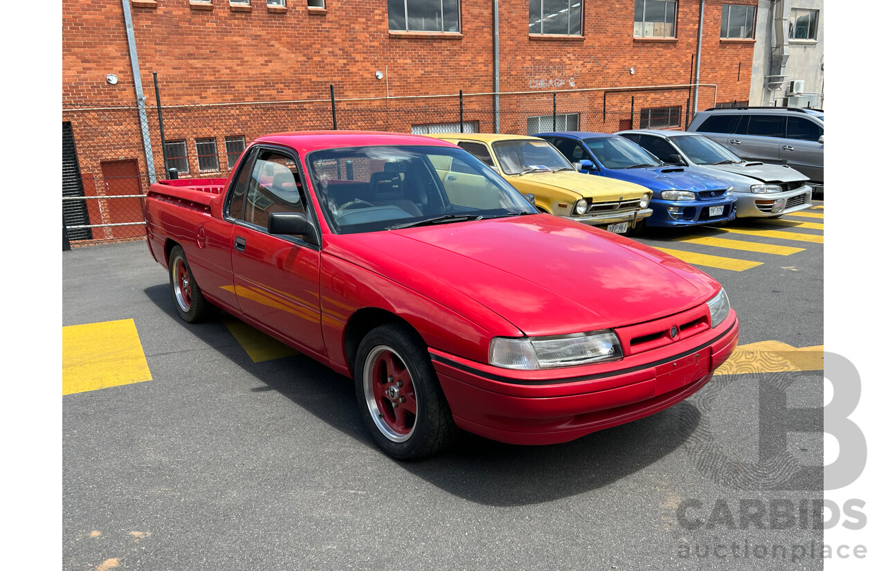 12/1990 Holden Commodore S VG Utility Red 5.0L V8