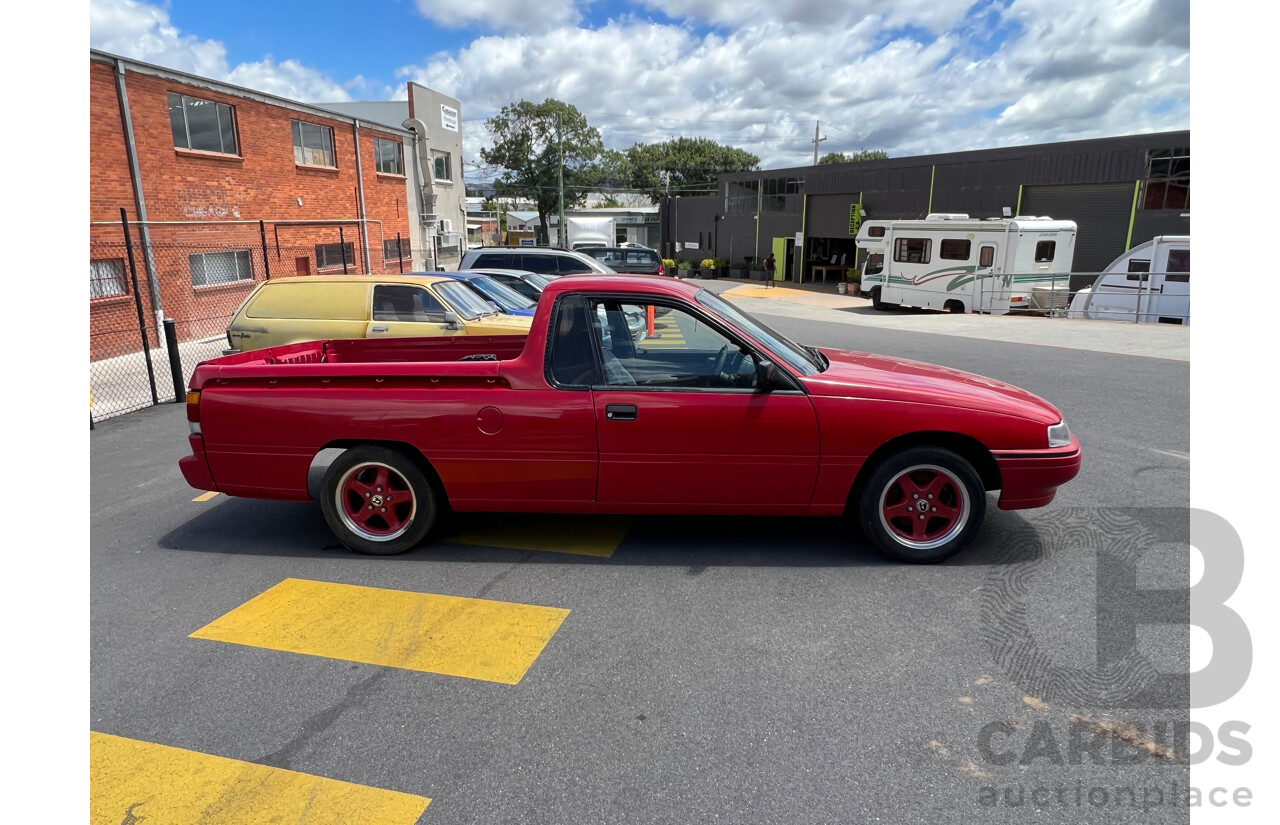 12/1990 Holden Commodore S VG Utility Red 5.0L V8