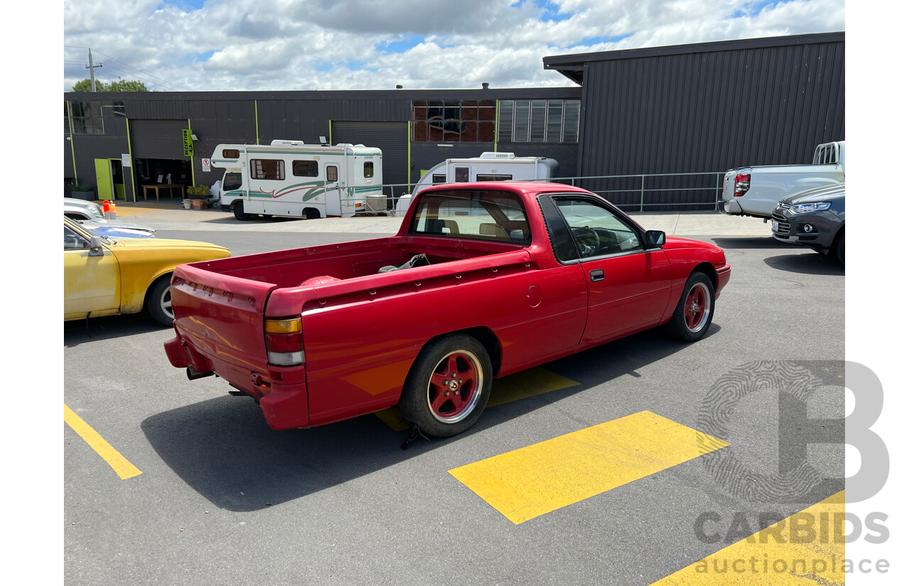 12/1990 Holden Commodore S VG Utility Red 5.0L V8