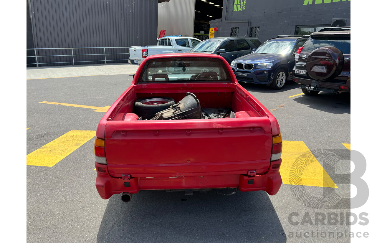 12/1990 Holden Commodore S VG Utility Red 5.0L V8