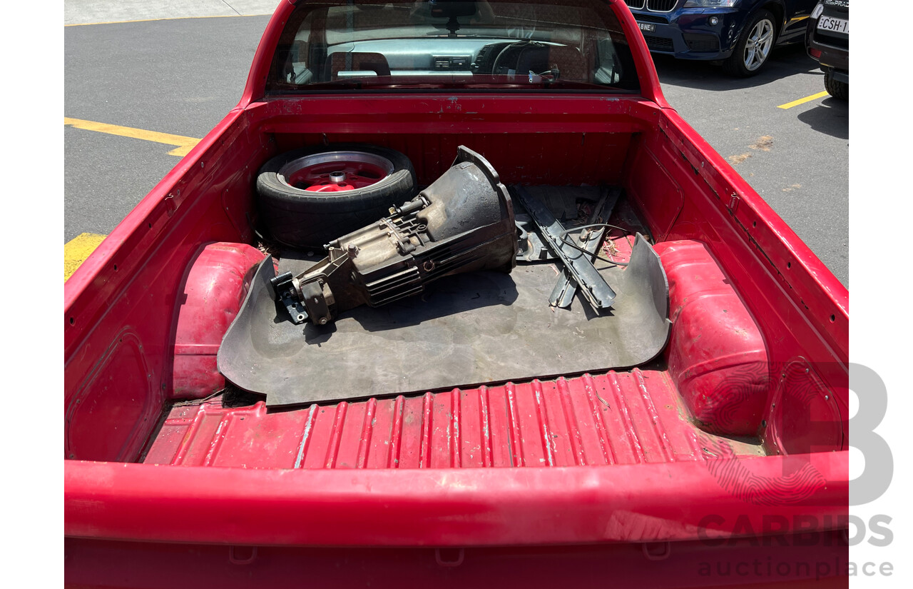 12/1990 Holden Commodore S VG Utility Red 5.0L V8