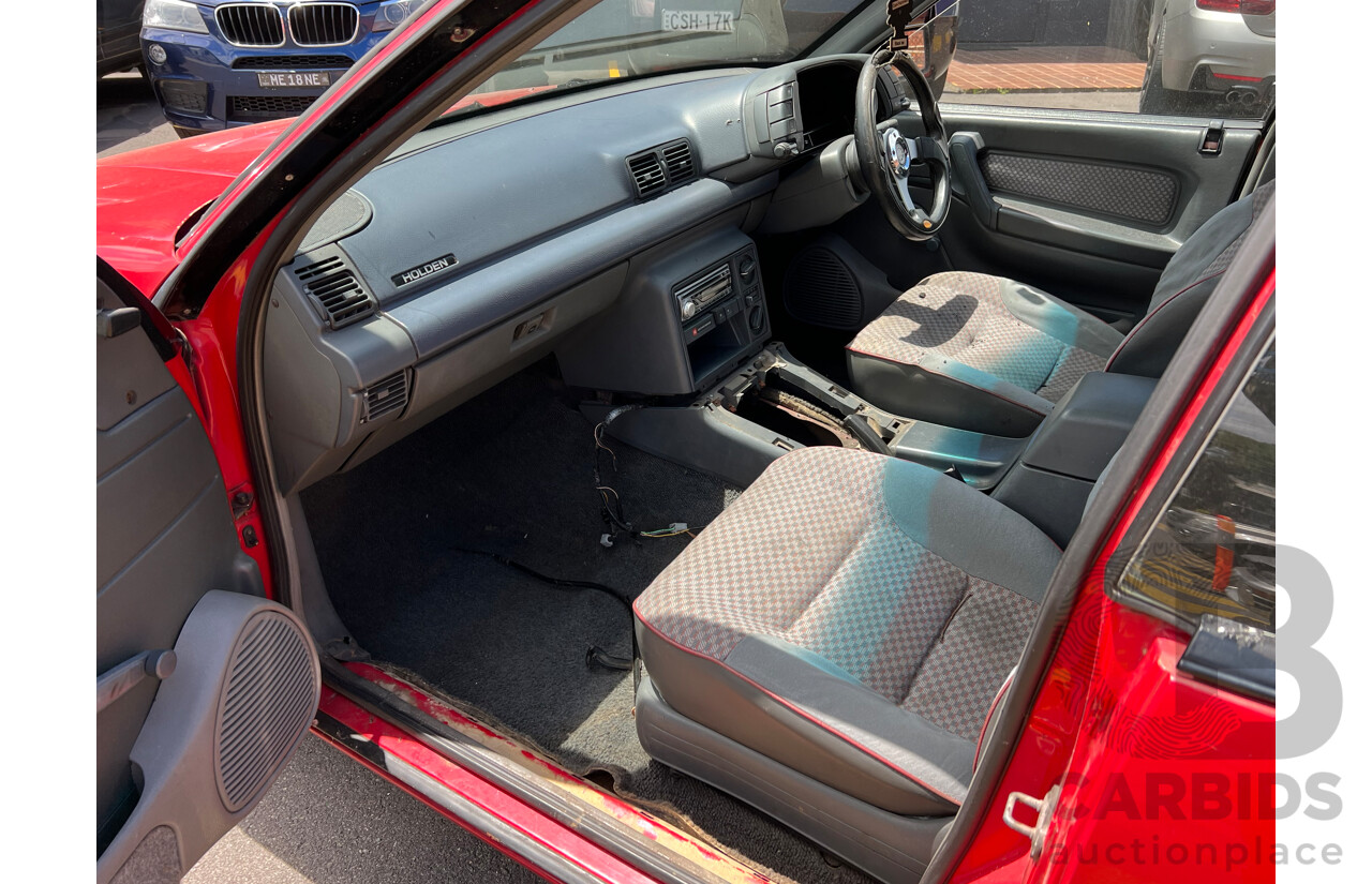 12/1990 Holden Commodore S VG Utility Red 5.0L V8