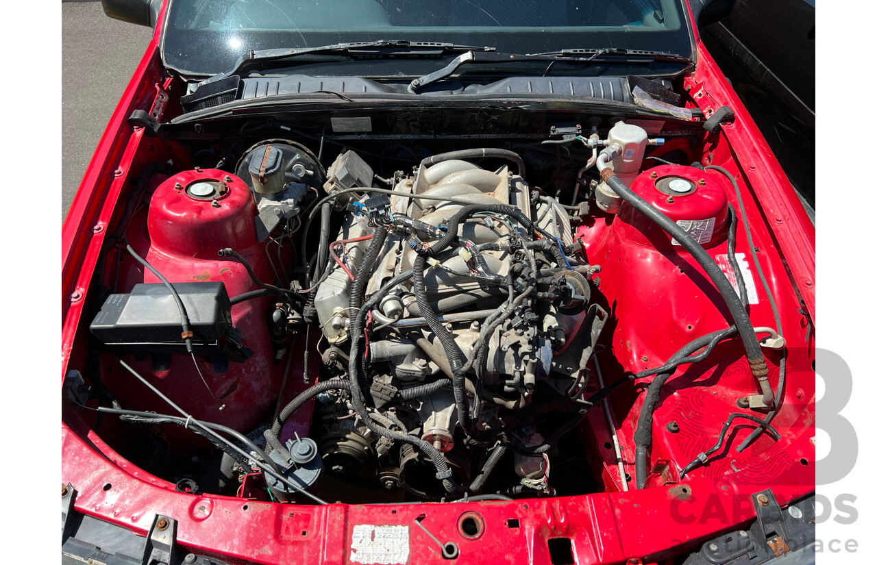 12/1990 Holden Commodore S VG Utility Red 5.0L V8