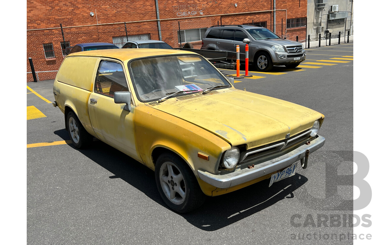 9/1978 Holden Gemini  TD Van Yellow 1.6L