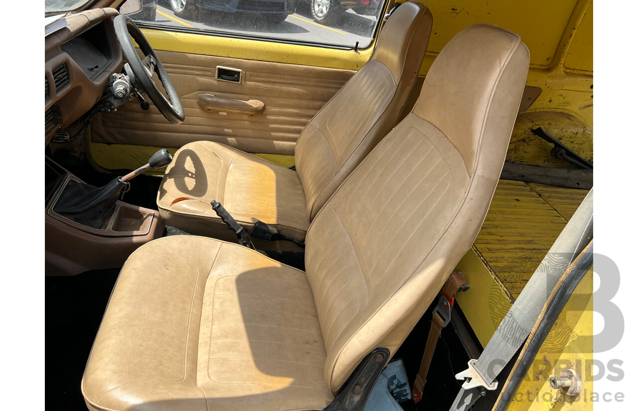 9/1978 Holden Gemini  TD Van Yellow 1.6L
