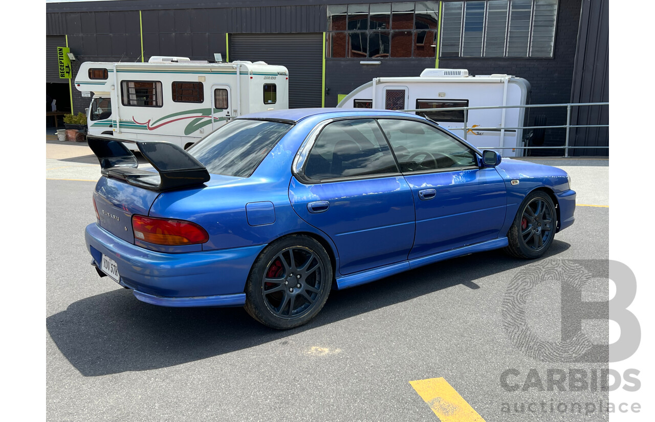 12/1997 Subaru Impreza WRX (awd)  4d Sedan Blue 2.0L Turbo