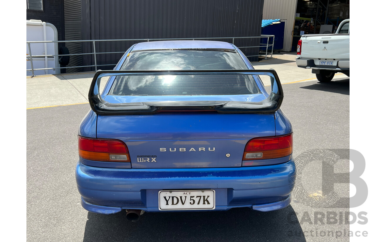 12/1997 Subaru Impreza WRX (awd)  4d Sedan Blue 2.0L Turbo