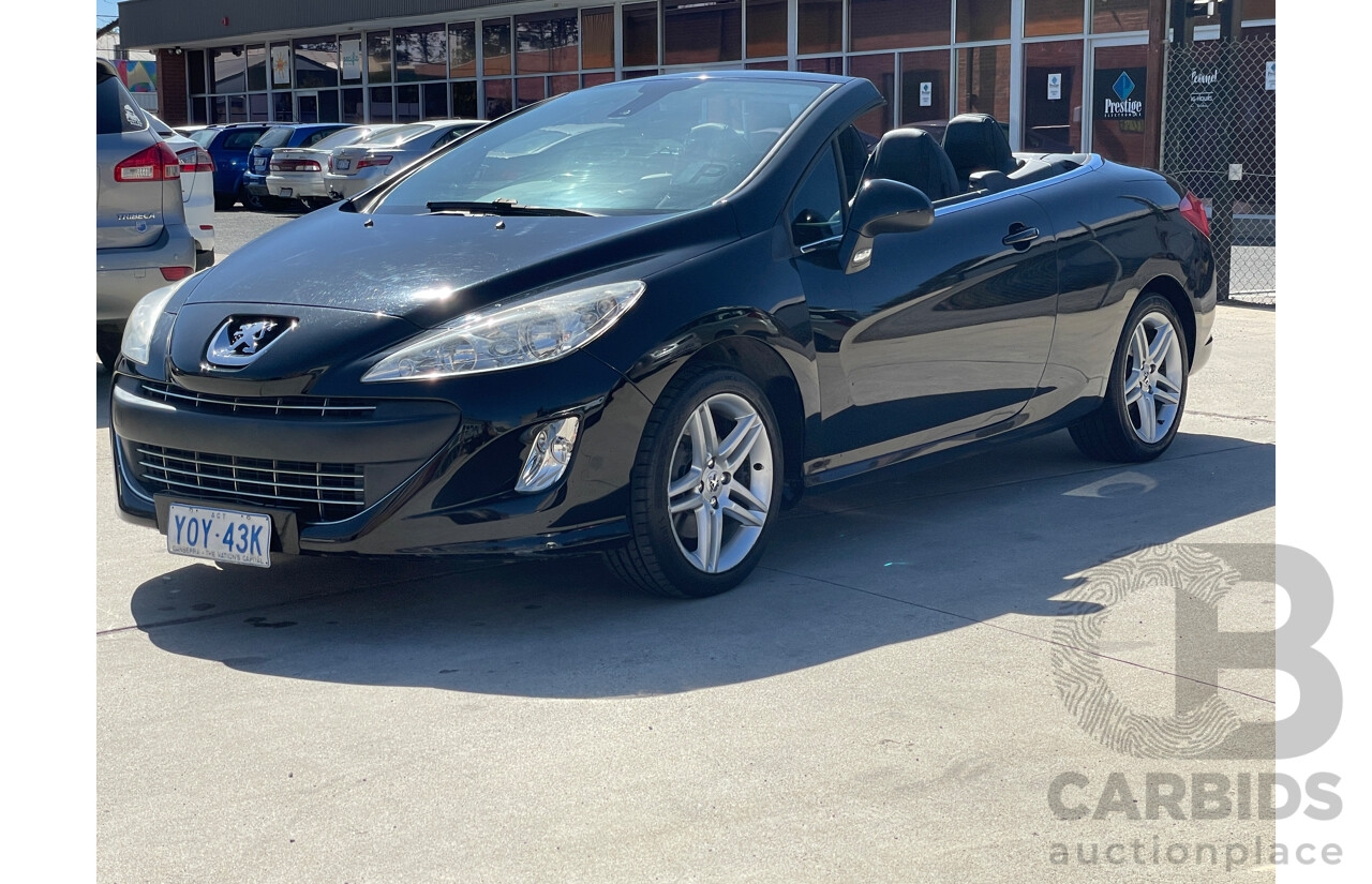 9/2009 Peugeot 308 CC  2d Cabriolet Black 1.6L