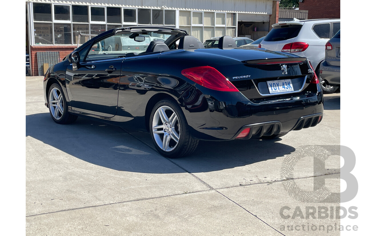 9/2009 Peugeot 308 CC  2d Cabriolet Black 1.6L