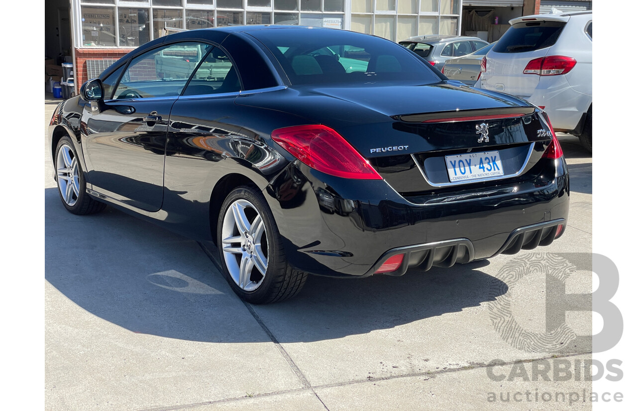 9/2009 Peugeot 308 CC  2d Cabriolet Black 1.6L