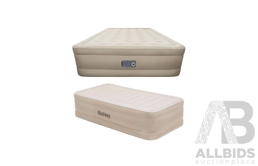 Bestway Fortech Airbed and Queen Air Mattress -  Lot of 2 - Total ORP $374.98