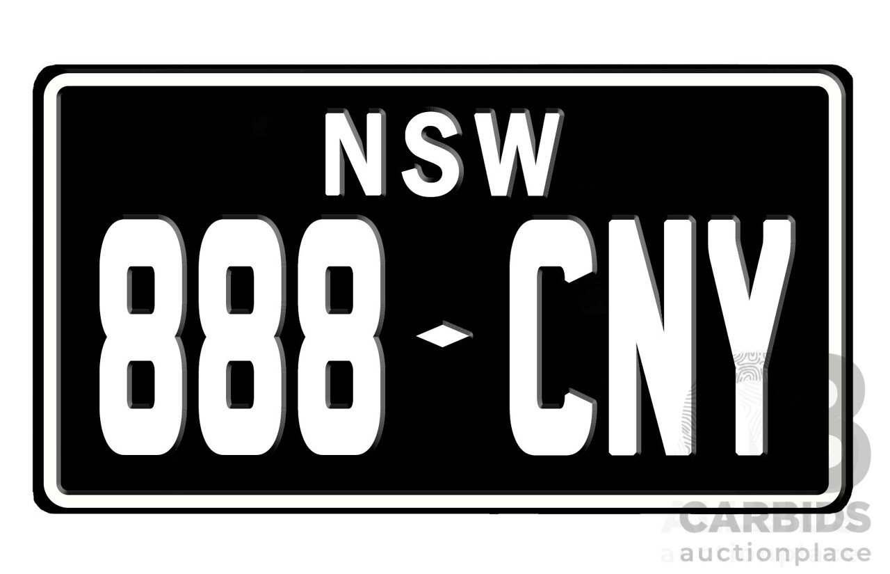 NSW Number Plates  888CNY