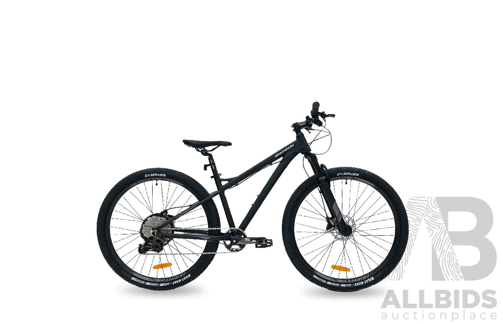 Shogun TB112 Mountain Bike - Matt Black - Brand New ORP $949