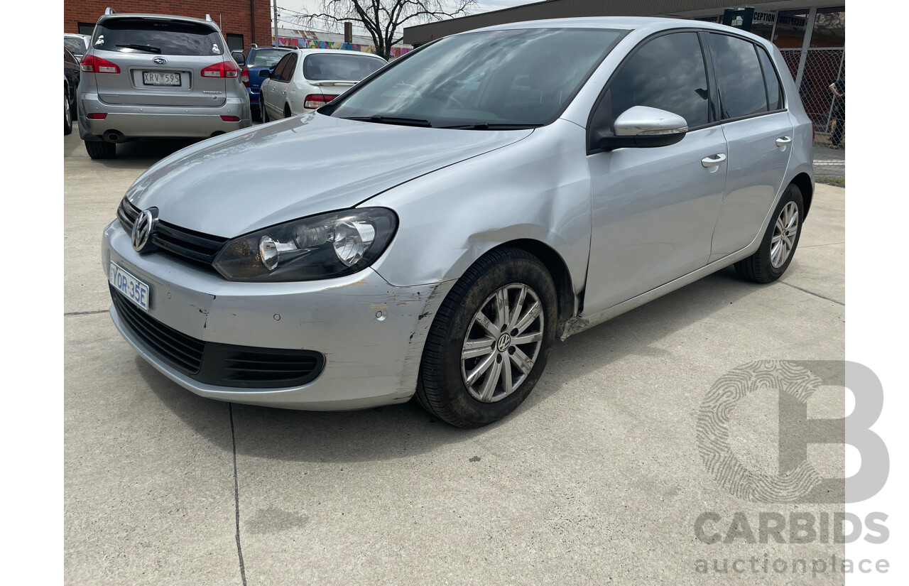 9/2011 Volkswagen Golf 90 TSI Trendline 1K MY11 5d Hatchback Silver 1.4L