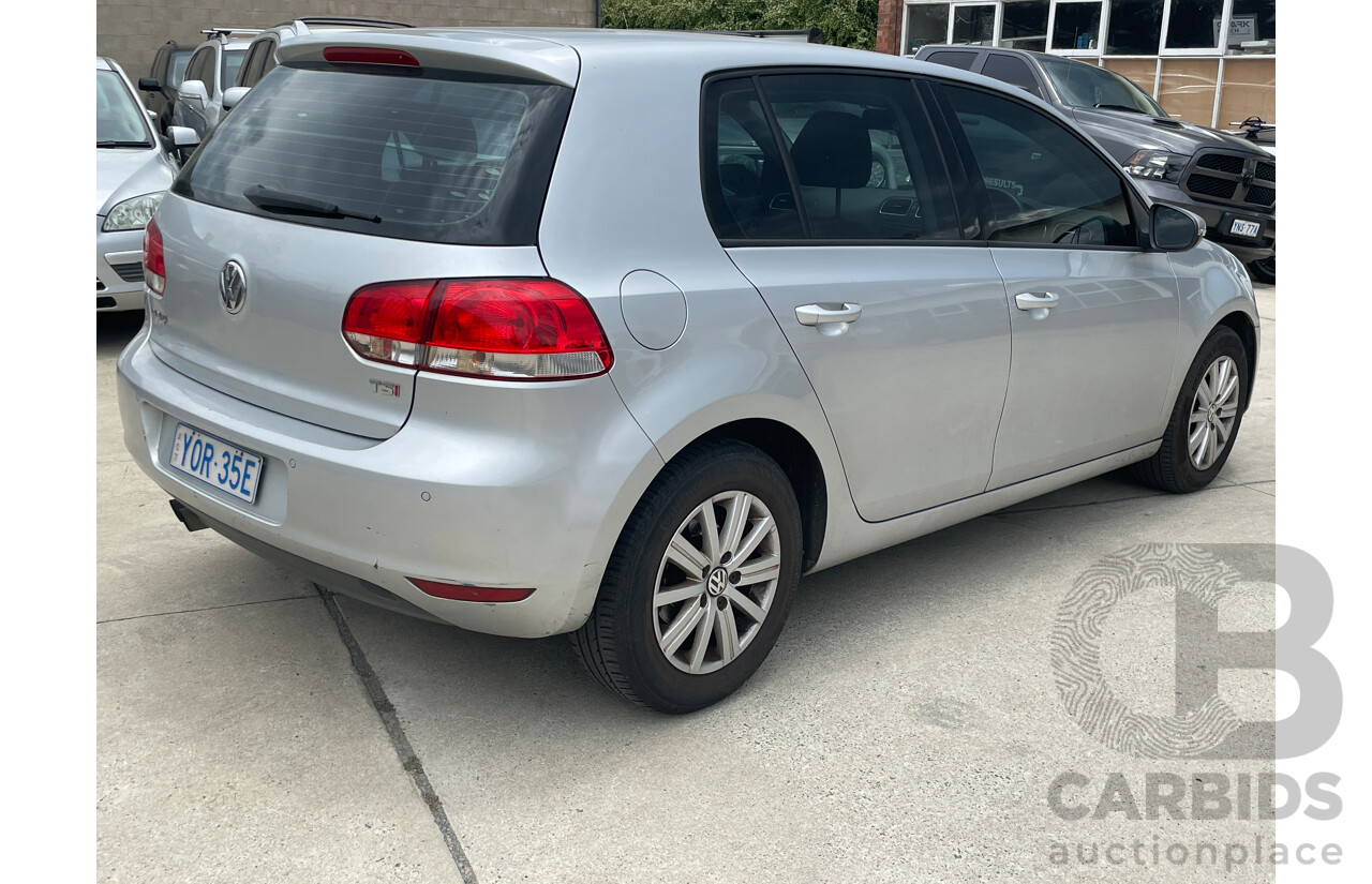 9/2011 Volkswagen Golf 90 TSI Trendline 1K MY11 5d Hatchback Silver 1.4L