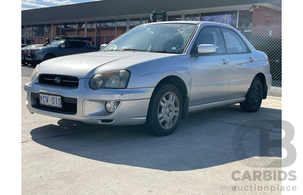 12/2003 Subaru Impreza GX (awd) MY03 4d Sedan Silver 2.0L