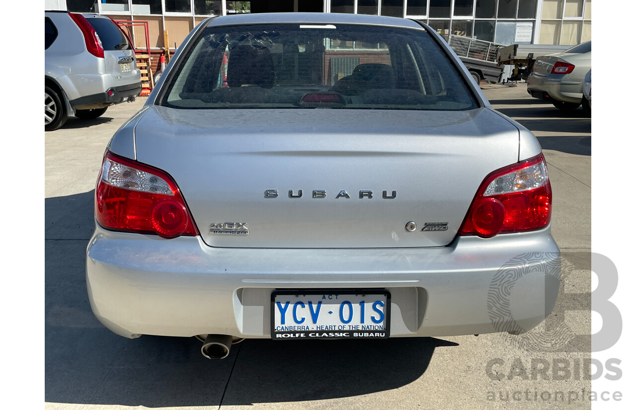 12/2003 Subaru Impreza GX (awd) MY03 4d Sedan Silver 2.0L