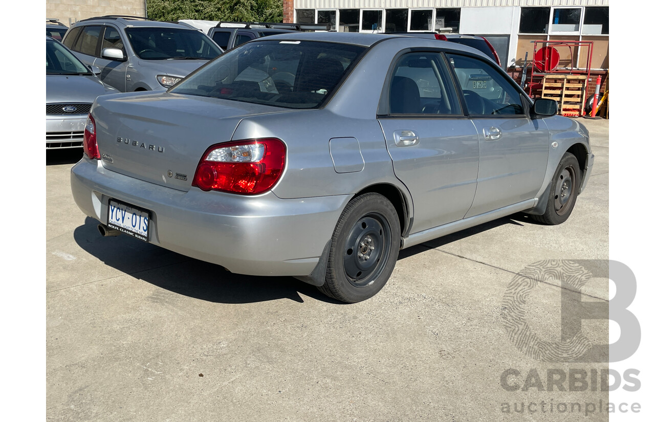 12/2003 Subaru Impreza GX (awd) MY03 4d Sedan Silver 2.0L