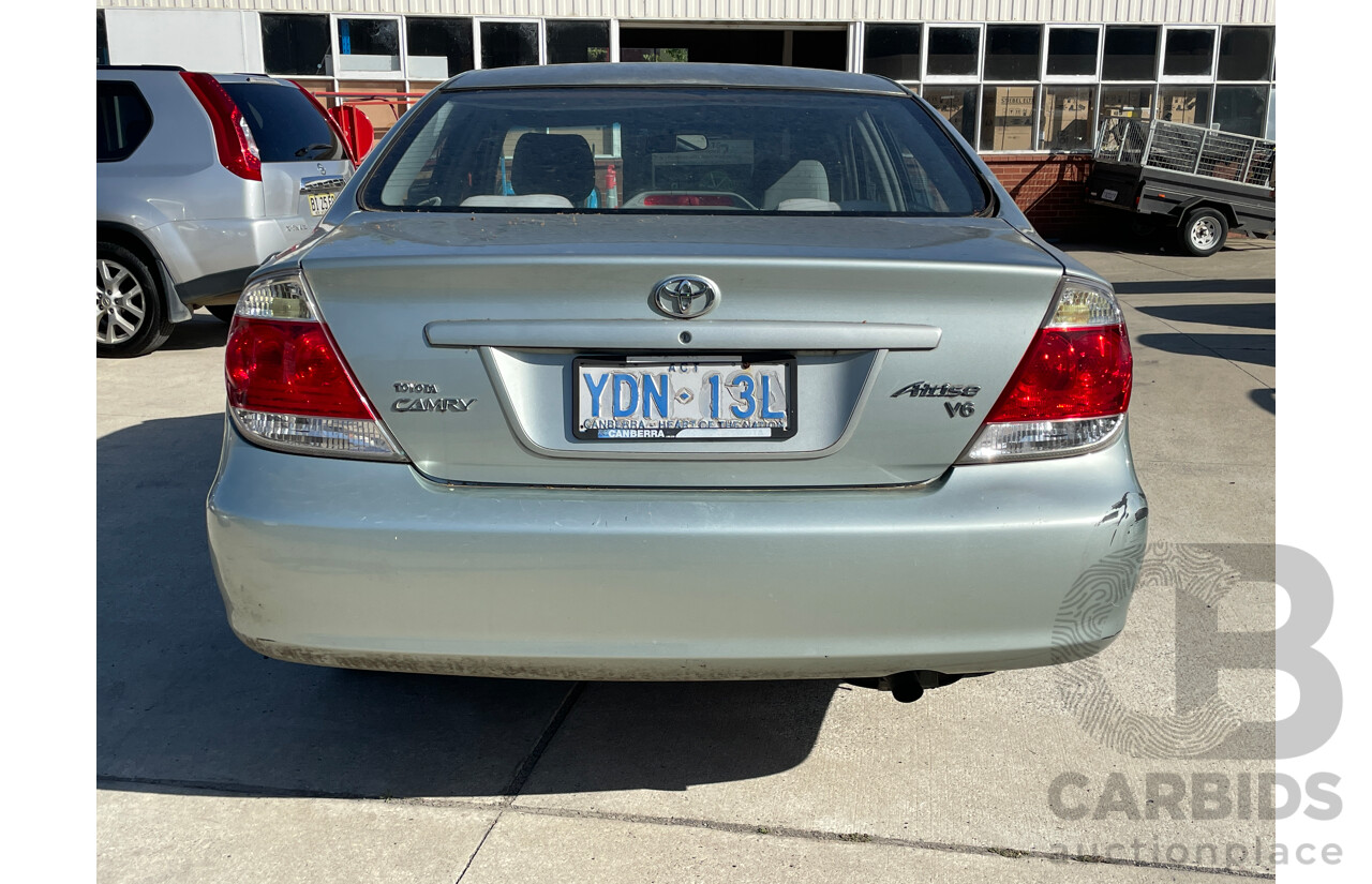 2/2005 Toyota Camry Altise MCV36R UPGRADE 4d Sedan Green 3.0L