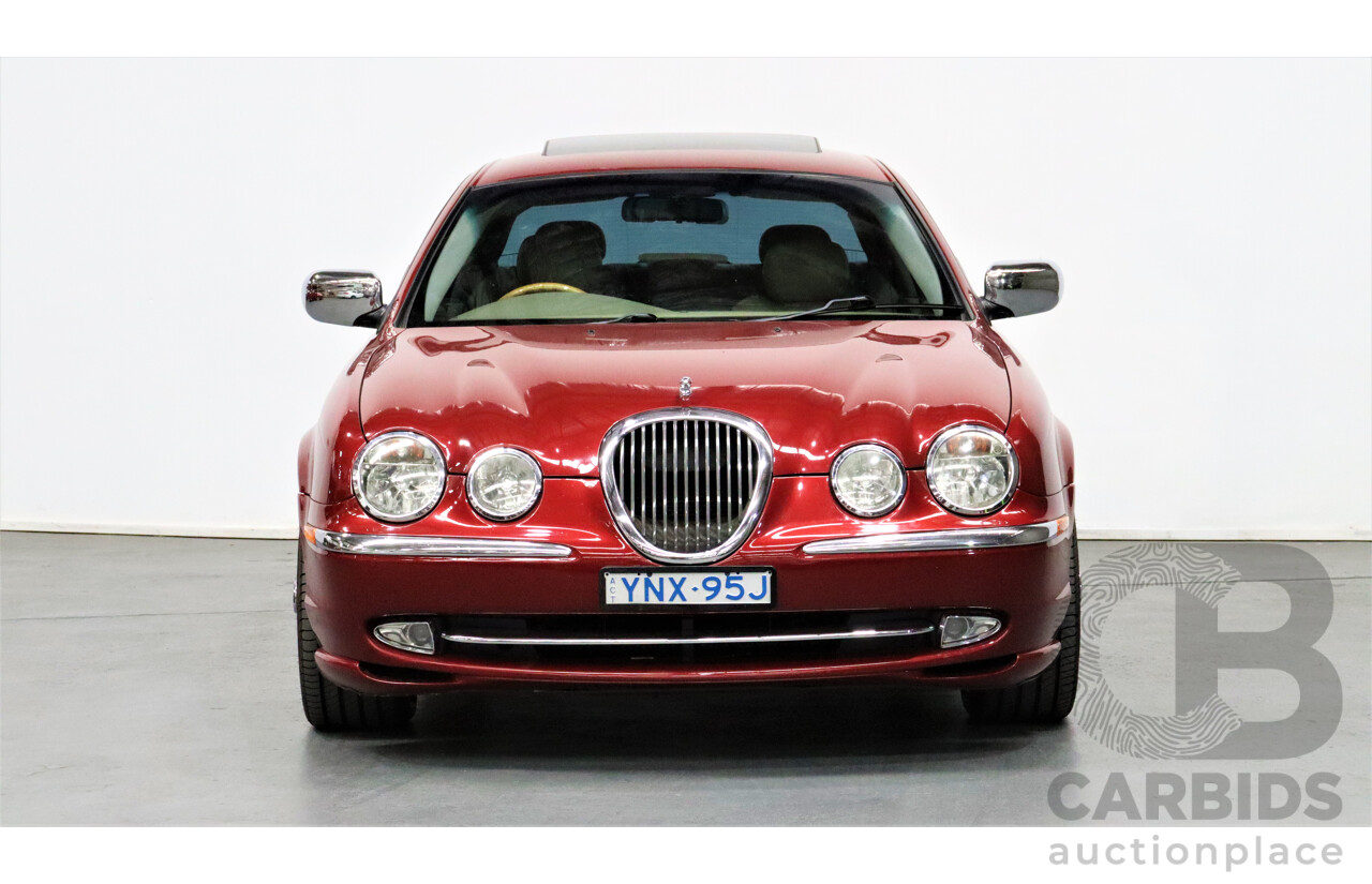 3/2001 Jaguar S Type V8 SE MY01 4d Sedan Red 4.0L V8