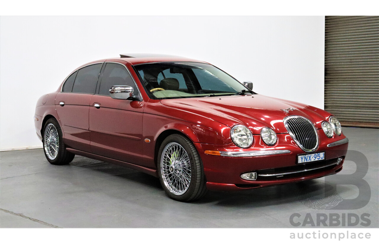 3/2001 Jaguar S Type V8 SE MY01 4d Sedan Red 4.0L V8