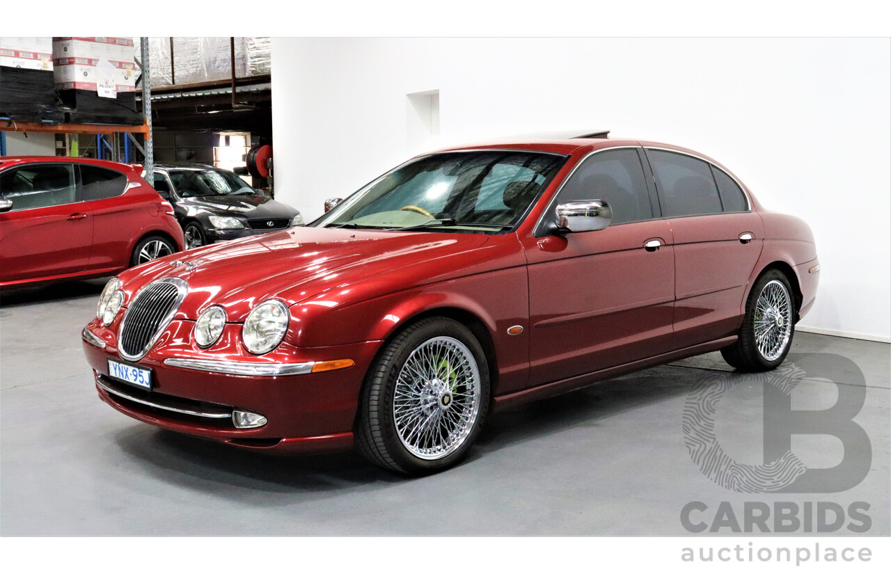 3/2001 Jaguar S Type V8 SE MY01 4d Sedan Red 4.0L V8