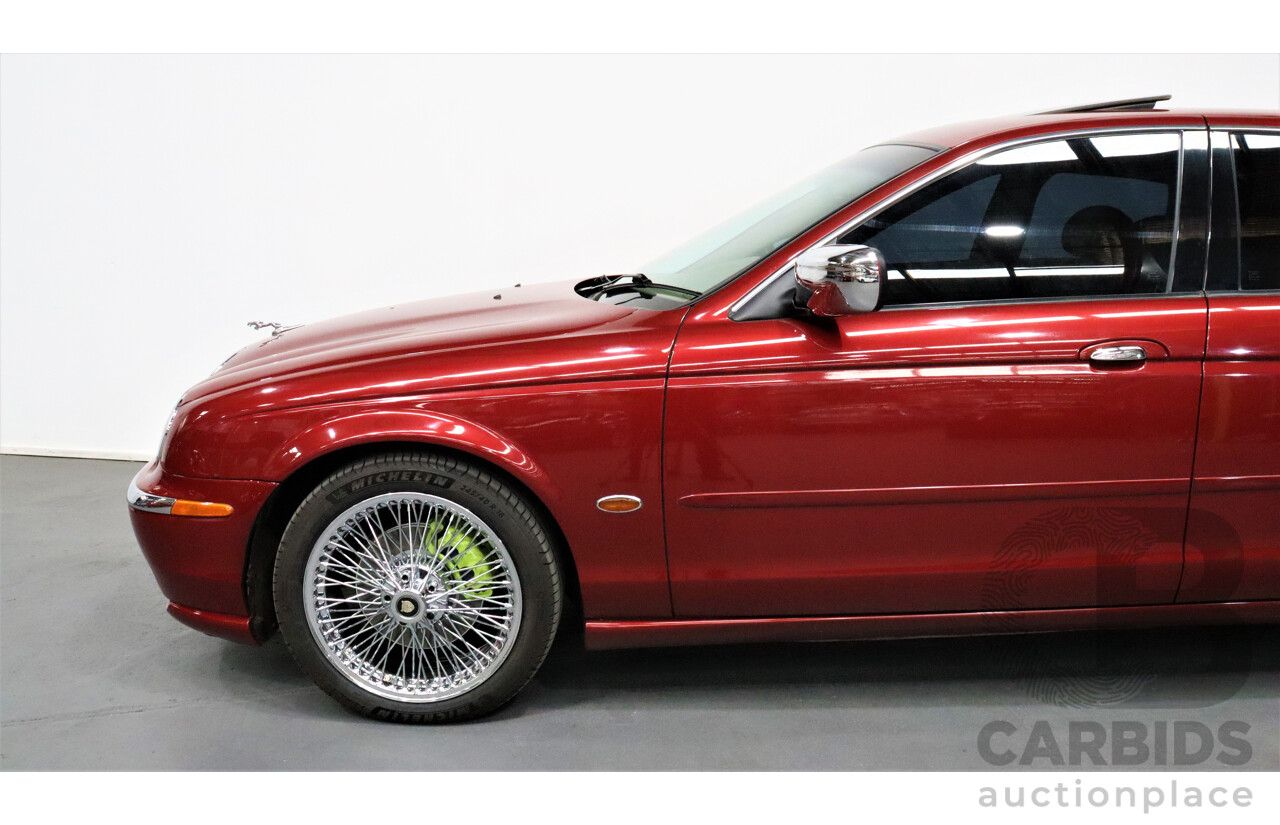 3/2001 Jaguar S Type V8 SE MY01 4d Sedan Red 4.0L V8