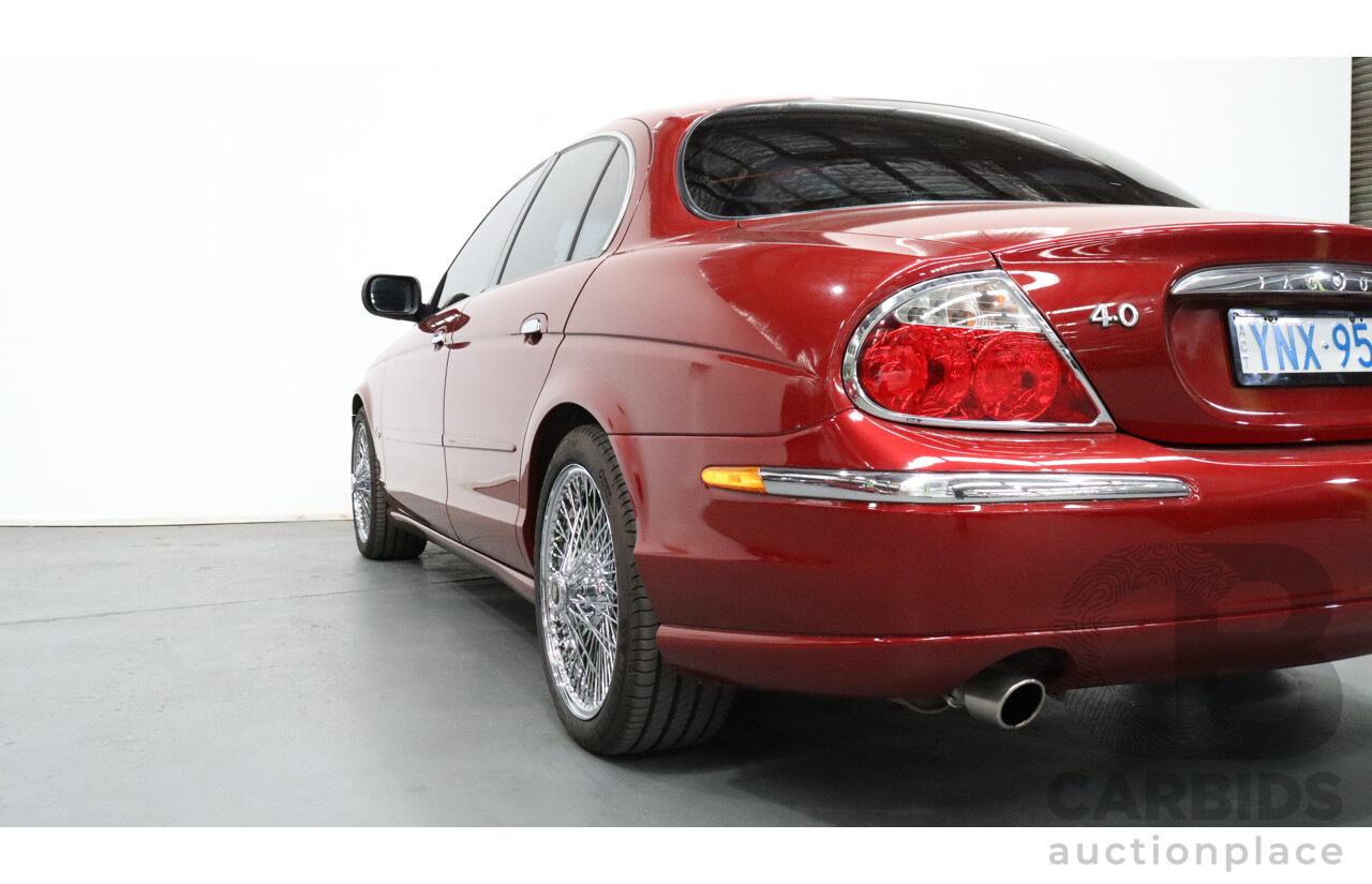 3/2001 Jaguar S Type V8 SE MY01 4d Sedan Red 4.0L V8