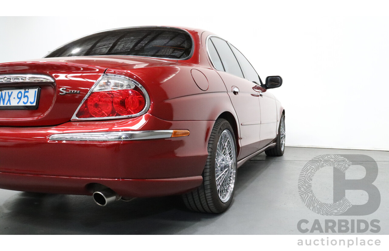 3/2001 Jaguar S Type V8 SE MY01 4d Sedan Red 4.0L V8