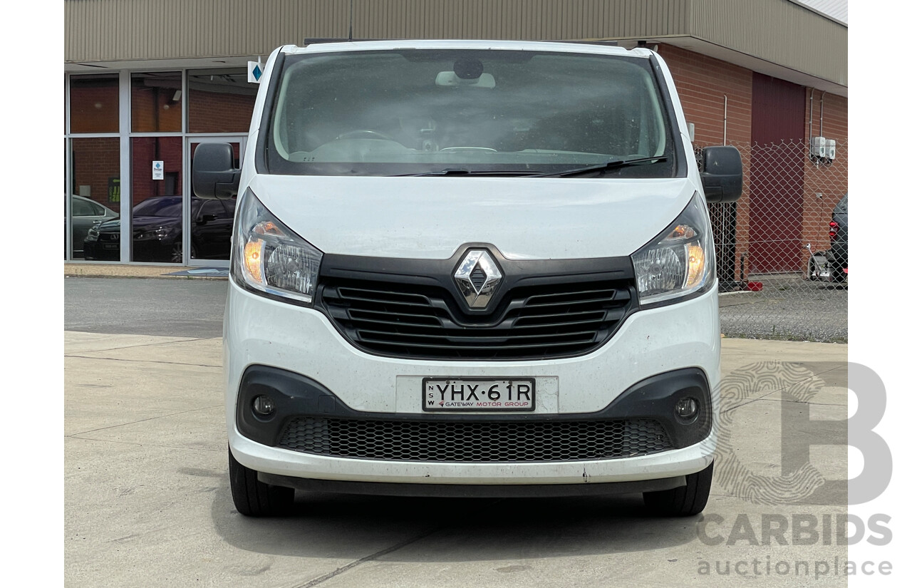 12/2017 Renault Trafic LWB X82 4d Van White 1.6L