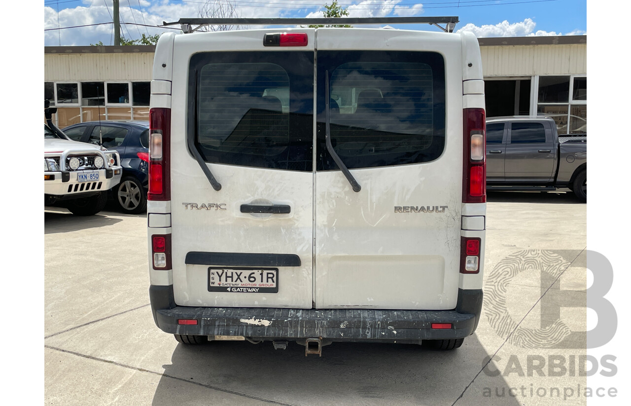 12/2017 Renault Trafic LWB X82 4d Van White 1.6L