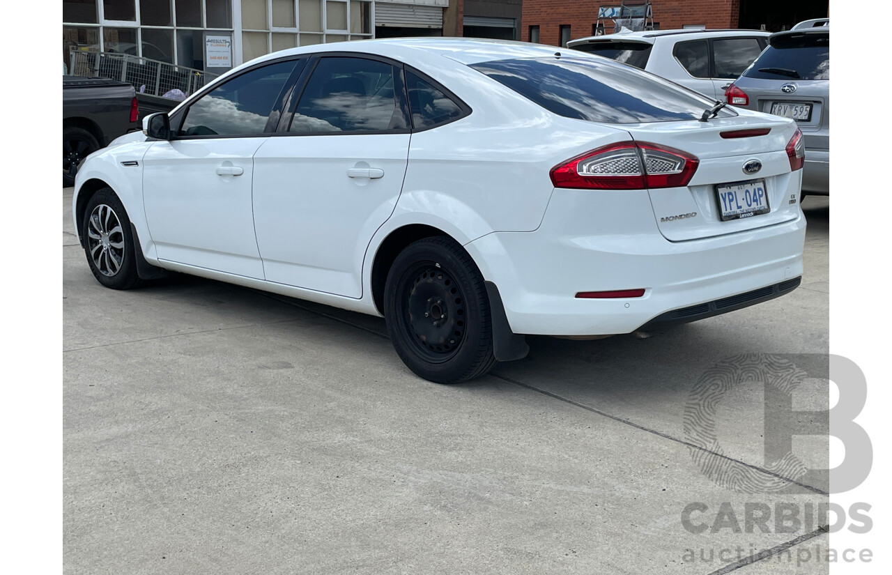 2/2014 Ford Mondeo LX TDCi MC 5d Hatchback White 2.0L