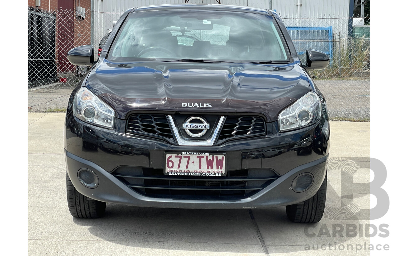 5/2014 Nissan Dualis ST (4x2) J10 MY13 4d Wagon Black 2.0L