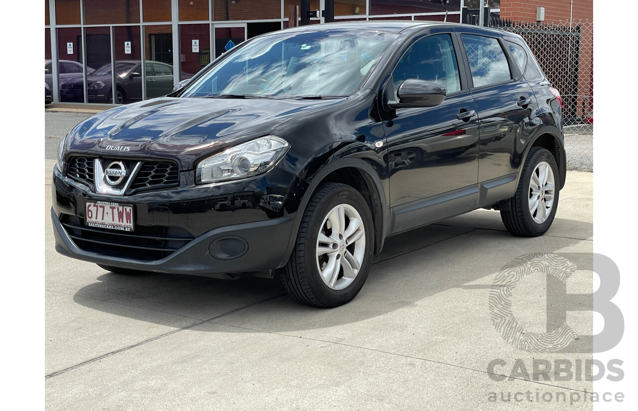 5/2014 Nissan Dualis ST (4x2) J10 MY13 4d Wagon Black 2.0L