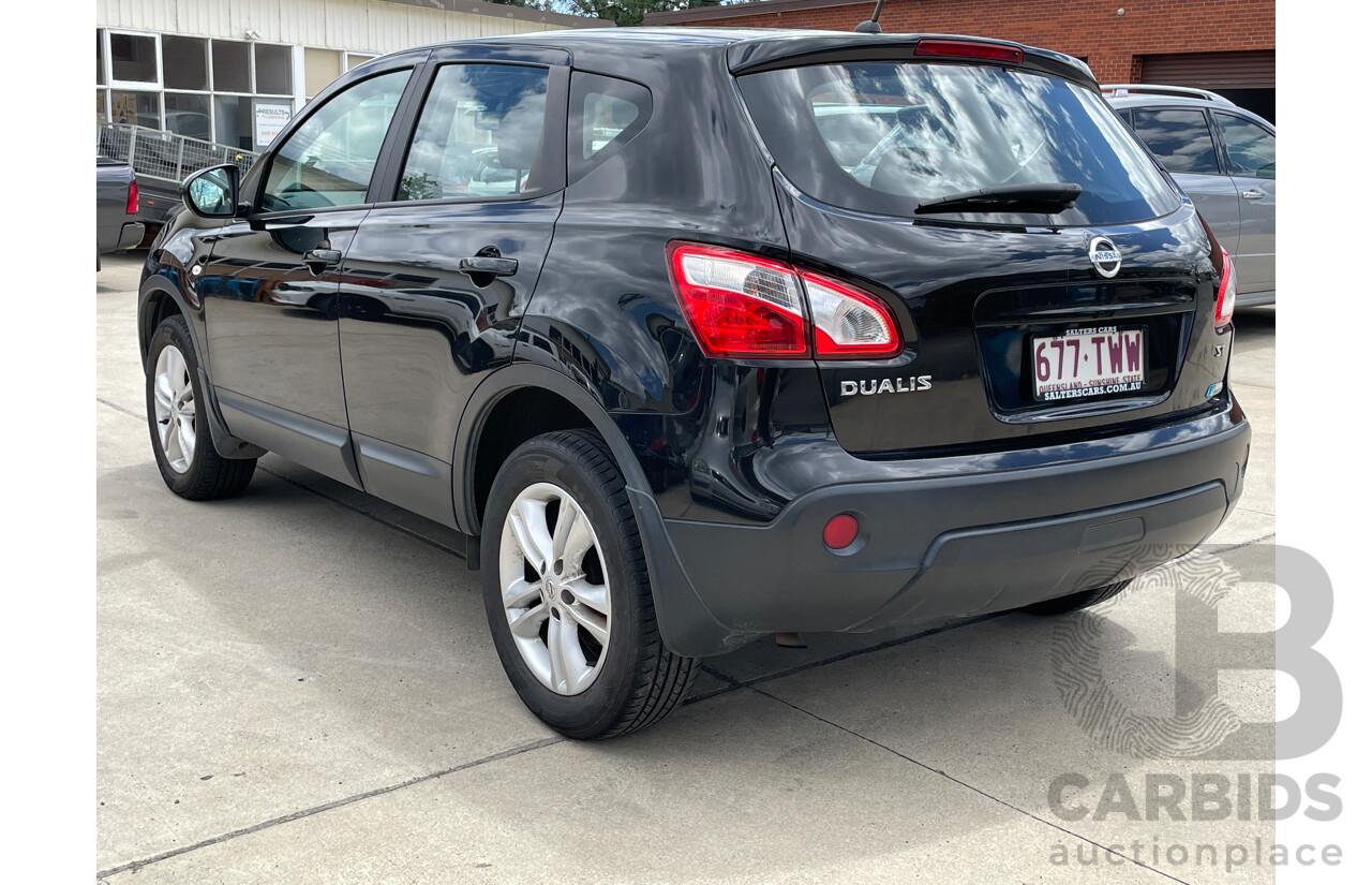 5/2014 Nissan Dualis ST (4x2) J10 MY13 4d Wagon Black 2.0L