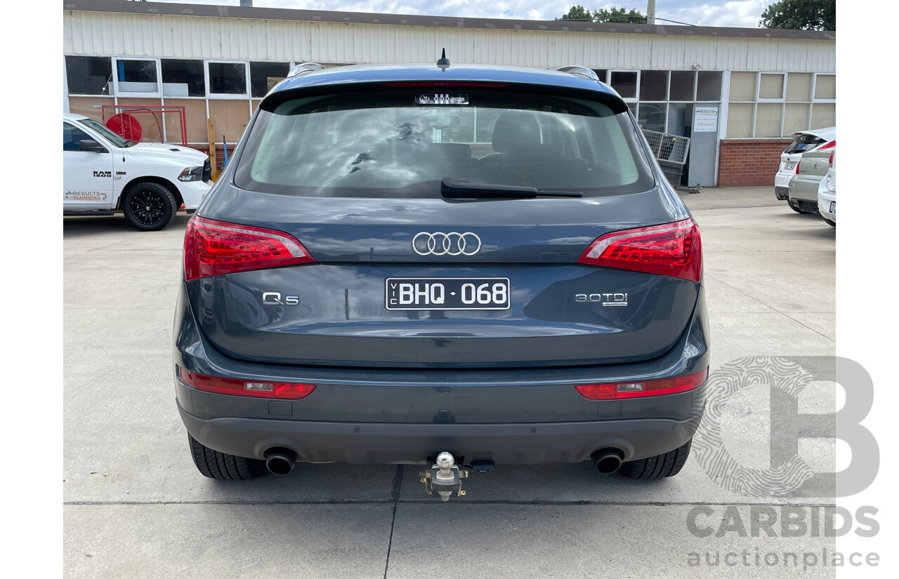 8/2010 Audi Q5 3.0 TDI Quattro 8R MY10 4d Wagon Grey 3.0L