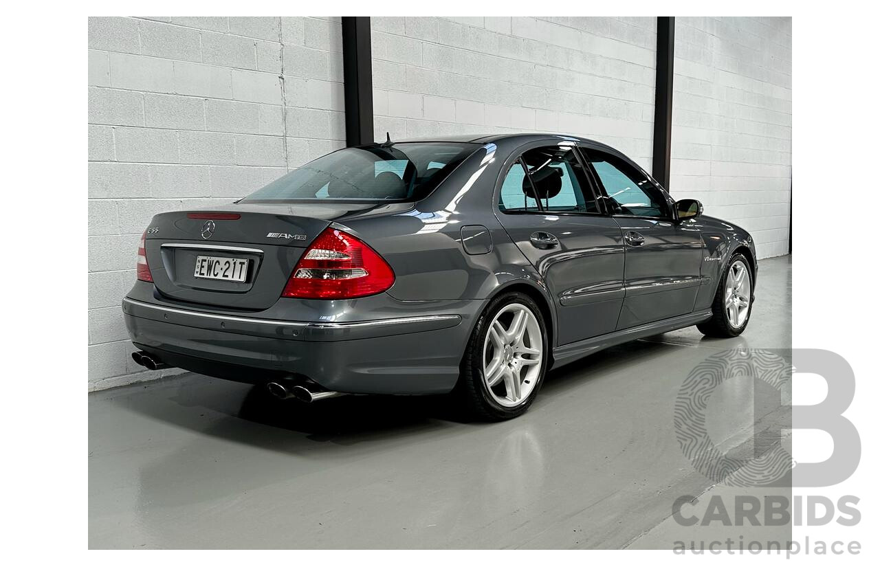 7/2005 Mercedes-Benz E55 AMG W211 4d Sedan Tenorite Grey 5.4L Supercharged V8