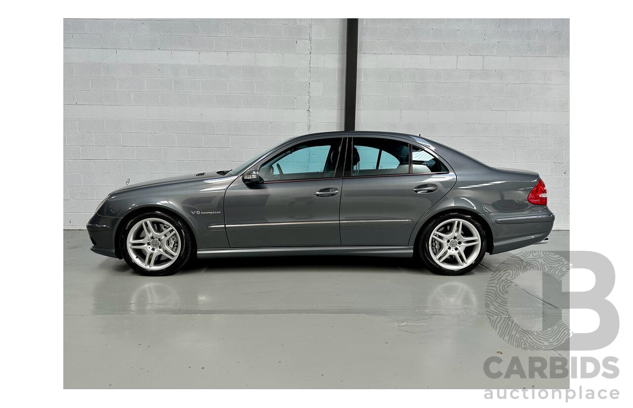 7/2005 Mercedes-Benz E55 AMG W211 4d Sedan Tenorite Grey 5.4L Supercharged V8