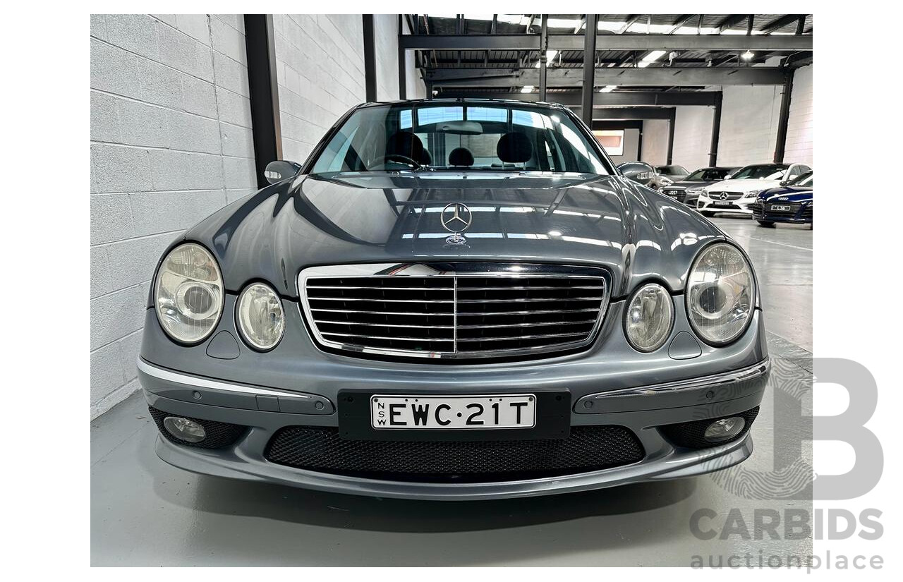 7/2005 Mercedes-Benz E55 AMG W211 4d Sedan Tenorite Grey 5.4L Supercharged V8