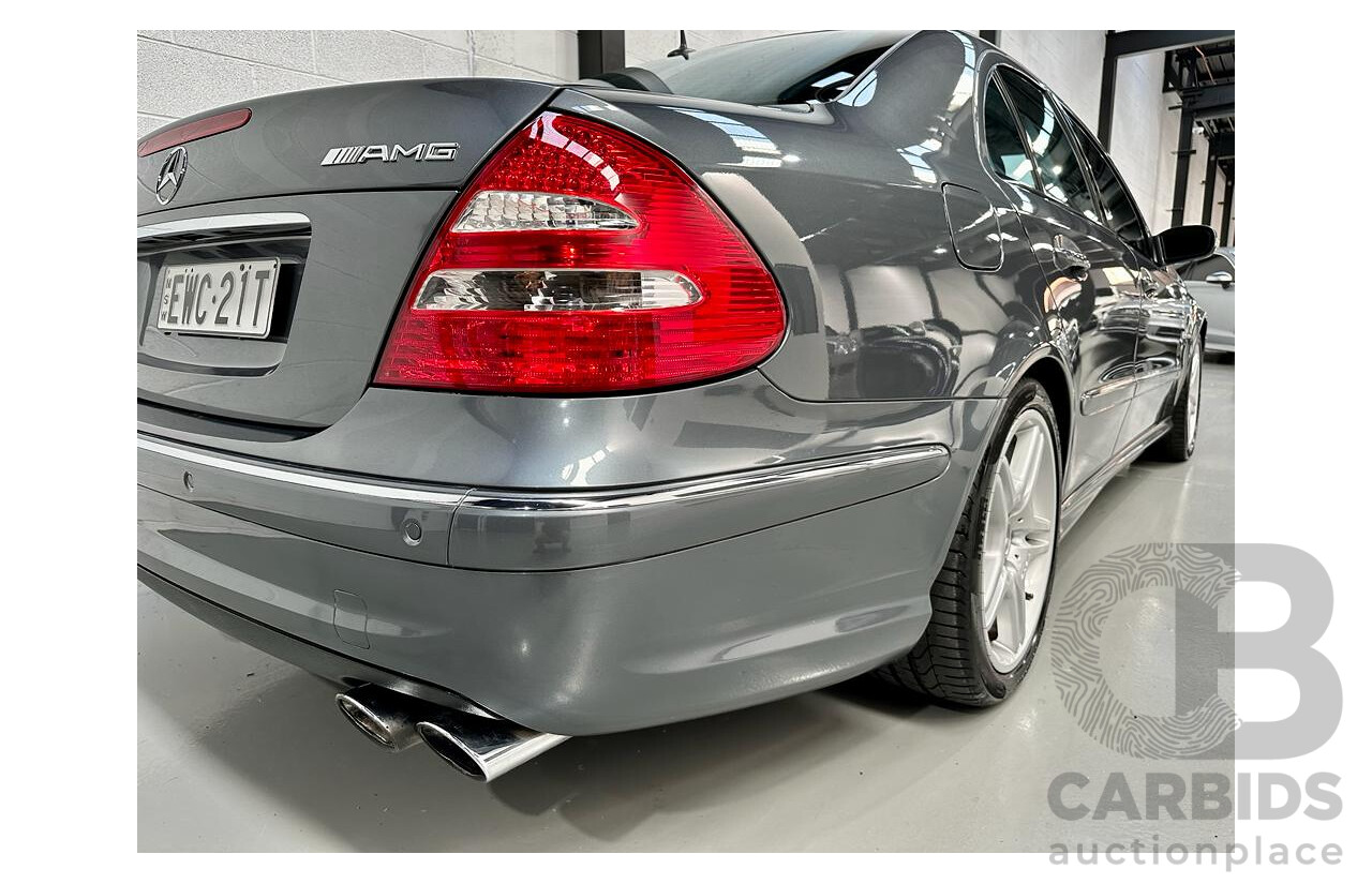 7/2005 Mercedes-Benz E55 AMG W211 4d Sedan Tenorite Grey 5.4L Supercharged V8