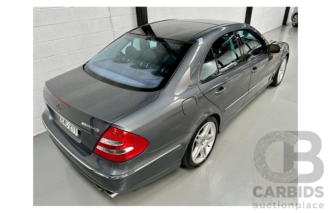 7/2005 Mercedes-Benz E55 AMG W211 4d Sedan Tenorite Grey 5.4L Supercharged V8