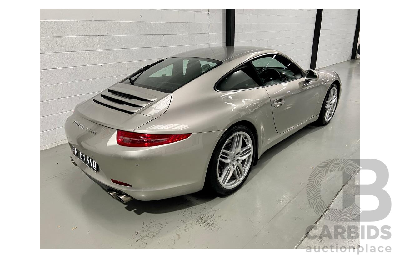 5/2012 Porsche 911 Carrera S 991 (997) 2d Coupe Platinum Silver Metallic 3.8L