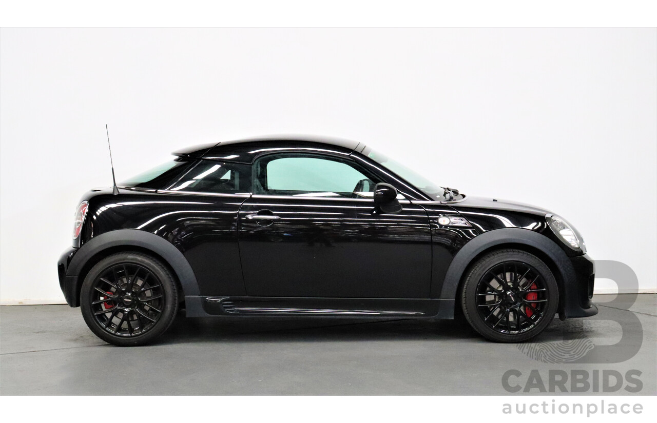 1/2012 Mini Cooper JCW R56 2d Coupe Black 1.6L Turbo