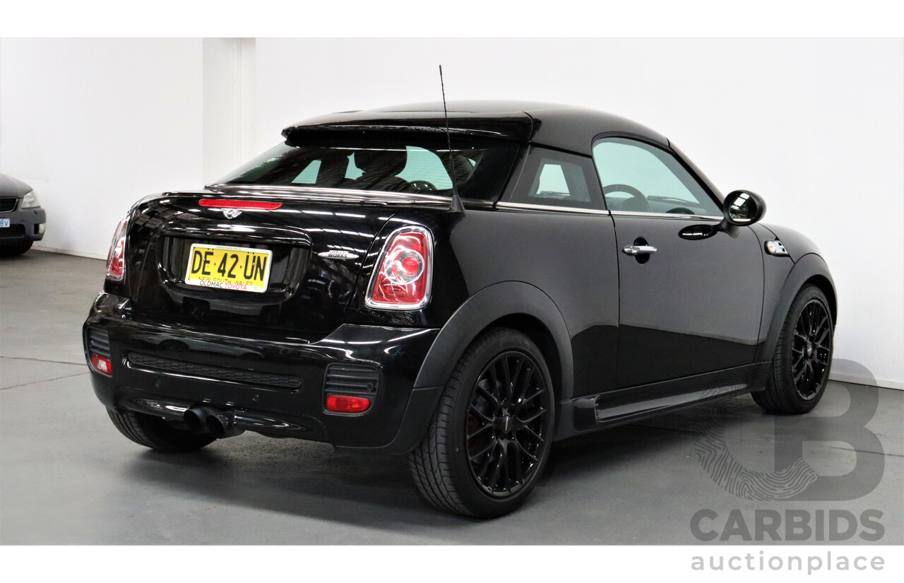 1/2012 Mini Cooper JCW R56 2d Coupe Black 1.6L Turbo