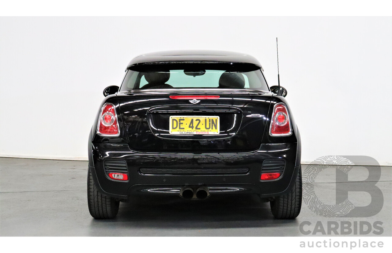 1/2012 Mini Cooper JCW R56 2d Coupe Black 1.6L Turbo