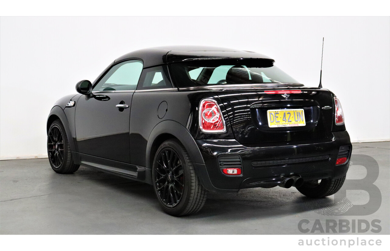 1/2012 Mini Cooper JCW R56 2d Coupe Black 1.6L Turbo